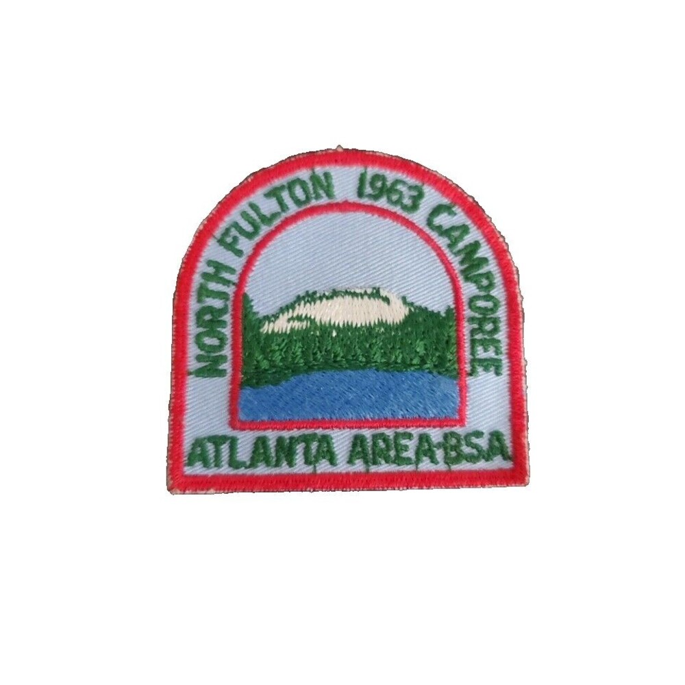1963 Camporee North Fulton Atlanta Area BSA 3 in x 3 in Boy Scouts Patch